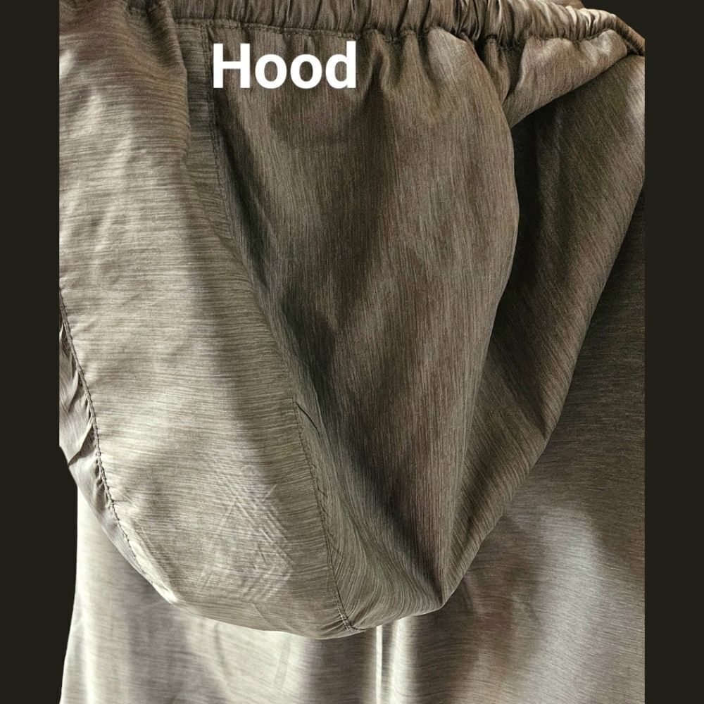 CATO Plus Size Gray Sleeveless Hooded Zip- Up Vest Size 22/24 3X - Picture 9 of 15